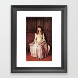 John Singer Sargent - Miss Elsie Palmer Framed Art Print