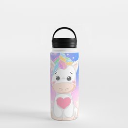 Rainbow Unicorn  Water Bottle