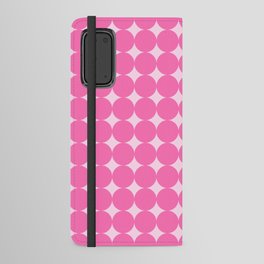 Y2K Dots Pink on Pink Pattern Android Wallet Case