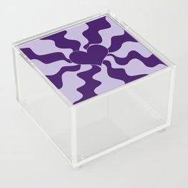 Love Heart - Purple Acrylic Box