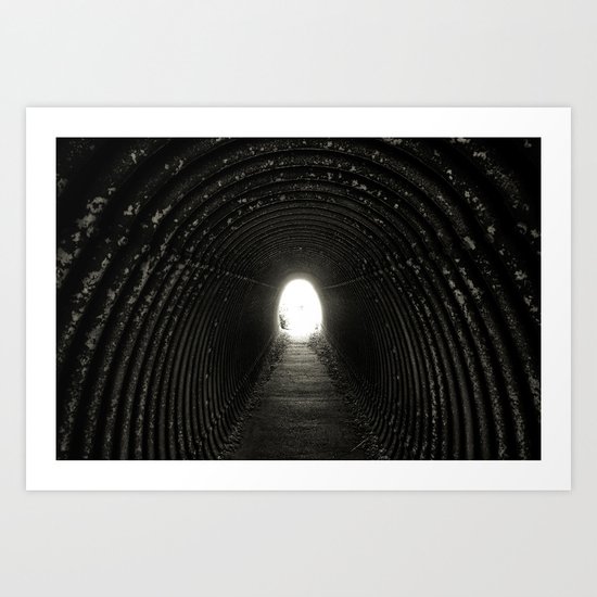 Tunnel Art Print