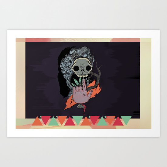 "Body Music" by Justin Hopkins Art Print