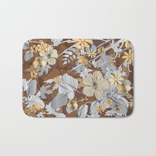 Sketch Garden IX Bath Mat