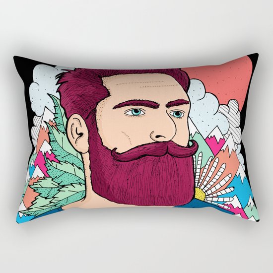 Mountain Man Rectangular Pillow