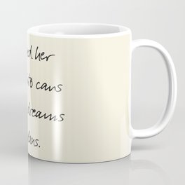 Message to strong women, inspiration, motivation, for dreams, strenght, hard times, plans Coffee Mug