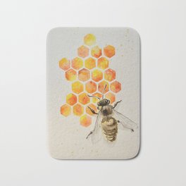 Honey bee Bath Mat