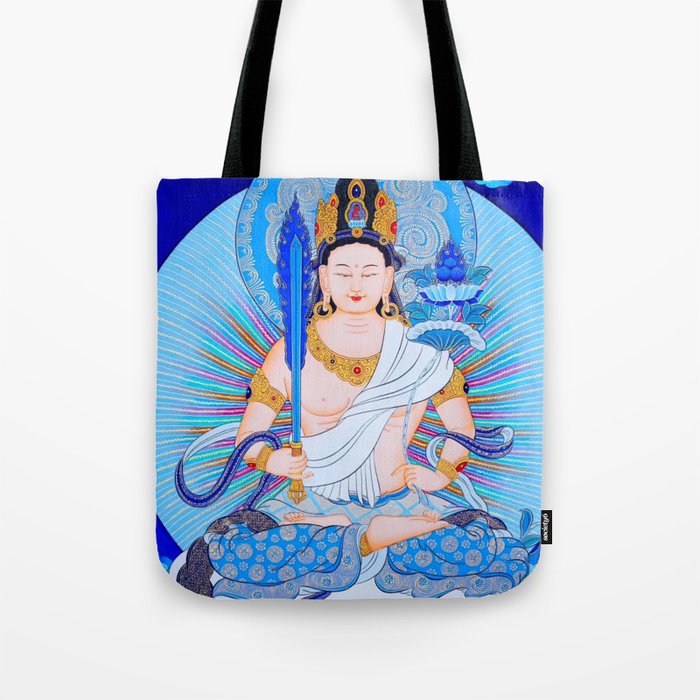 Bodhisattva Akasagarbha Buddhist Painting Thangka Tote Bag