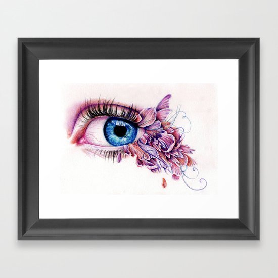 The Soul Would Have No Rainbow If The Eyes Had No Tears Framed Art Print