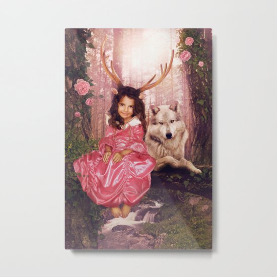 Princess of the Forest Metal Print