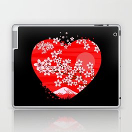 Cherry Blossom Heart Laptop Skin