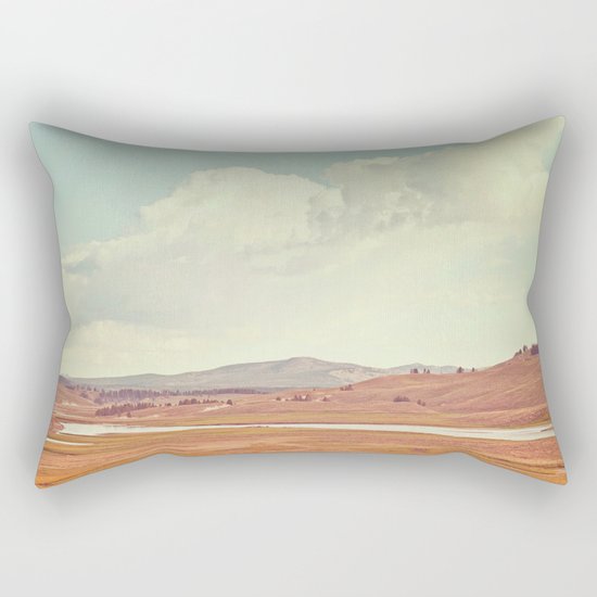 Summer Landscape Rectangular Pillow