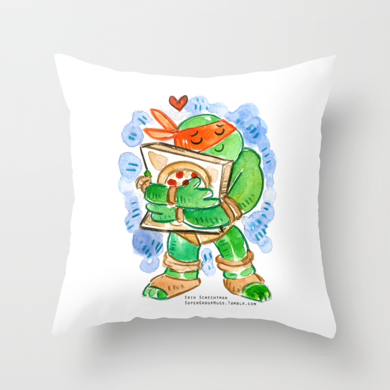 teenage mutant ninja turtle pillow