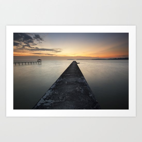 Dock Art Print