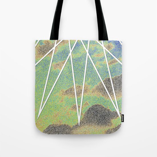 Solarized Burst Tote Bag