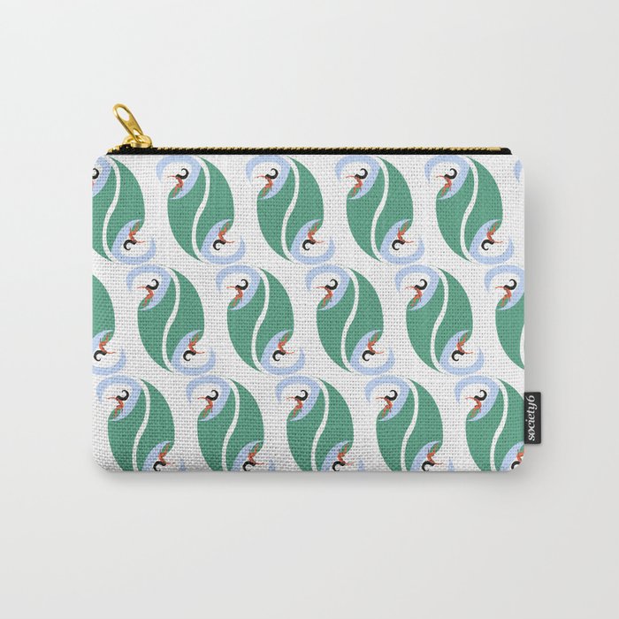 Surfer Girl Pattern Carry-All Pouch