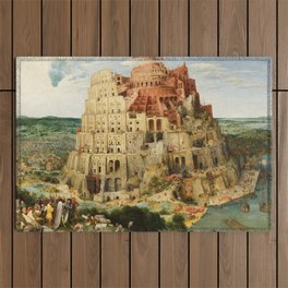 The Tower of Babel Outdoor Rug