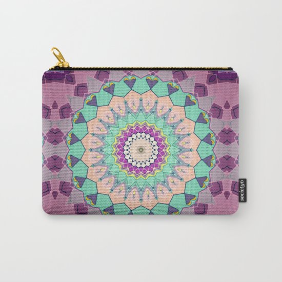Colorful Symmetrical Abstract Carry-All Pouch