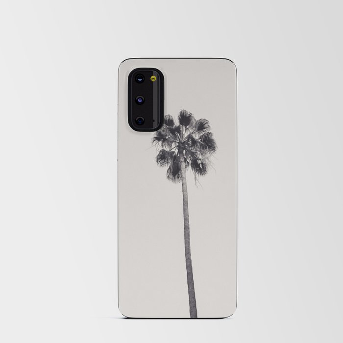Palm Trees Black and White Android Card Case