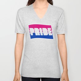 Bi Pride V Neck T Shirt