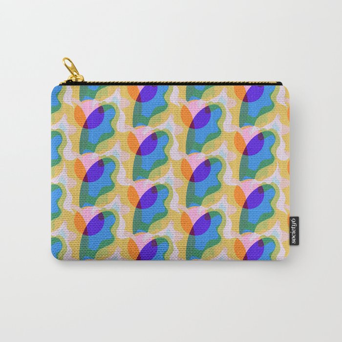Saturated Shapes Carry-All Pouch