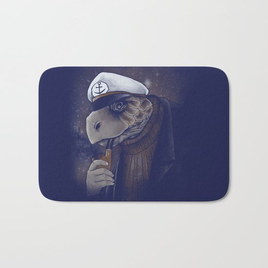 Turtlenecked Sea Captain Bath Mat