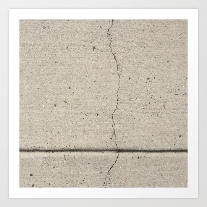 Real, Concrete, not Abstract Art Print