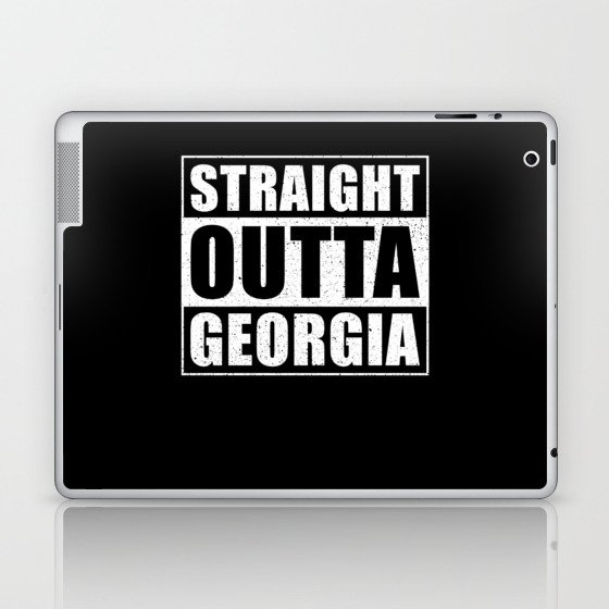 Straight Outta Georgia Laptop & iPad Skin