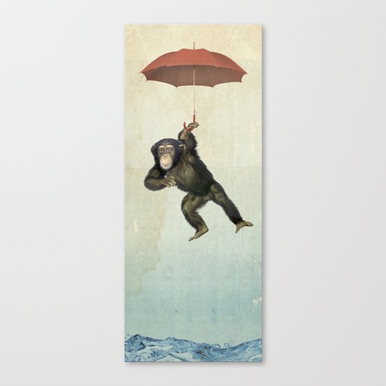 Chimpanchute Canvas Print
