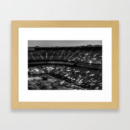 Pontiac Silverdome High View Framed Art Print