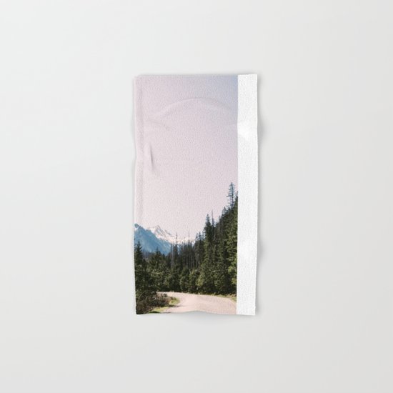 Mountain Landscape with Road Hand & Bath Towel