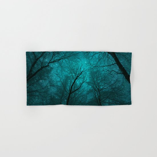 Simply Stare Upward (Dark Winter Sky) Hand & Bath Towel