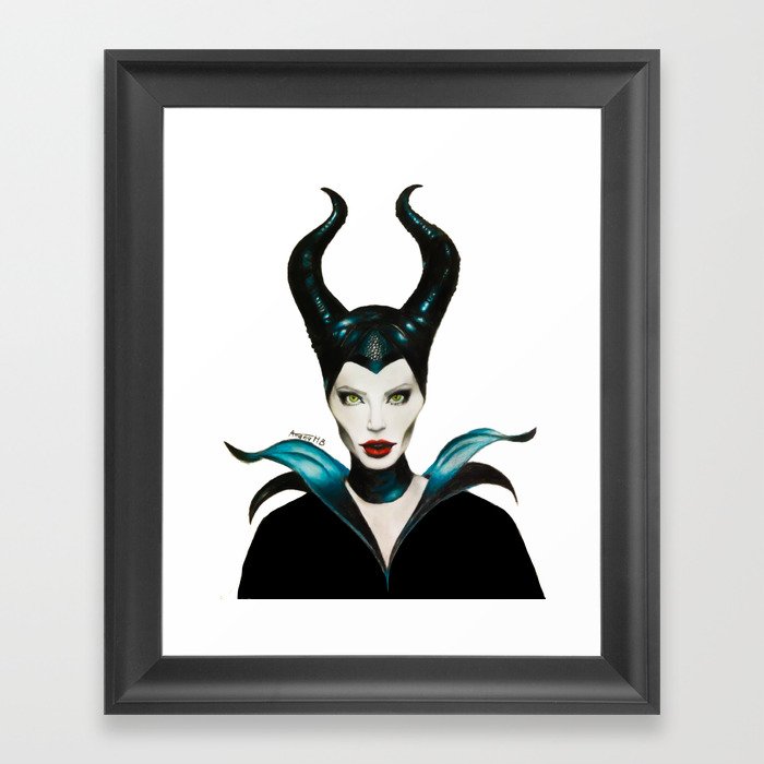 Maleficent (Angelina Jolie) Framed Art Print