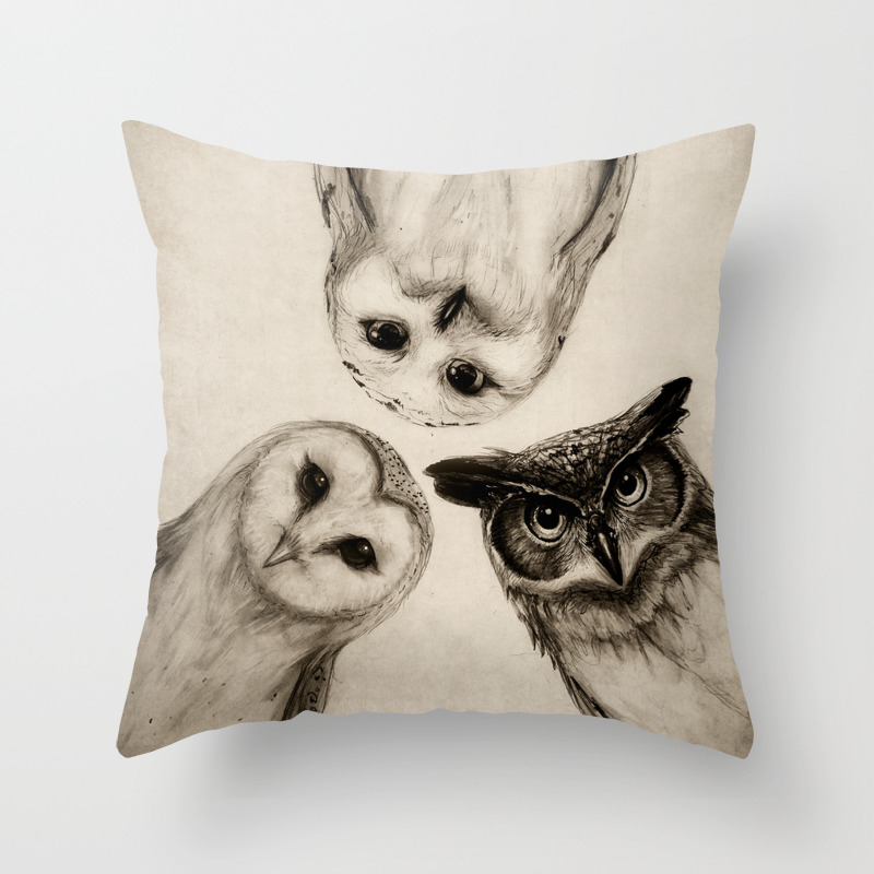 The Owl S 3 Throw Pillow By Isaiahstephens Society6