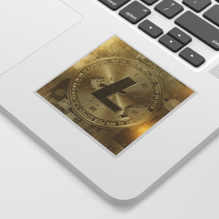 LiteCoin Gold Cast Sticker
