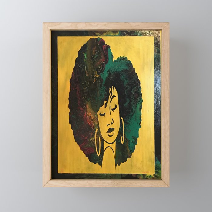 Roots Woman Framed Mini Art Print