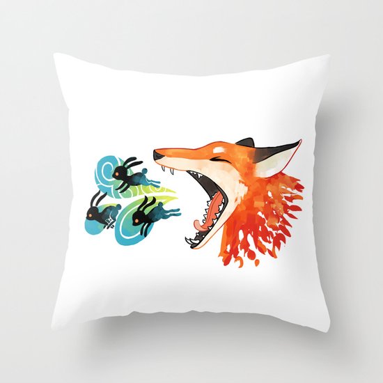 The Hunt Throw Pillow