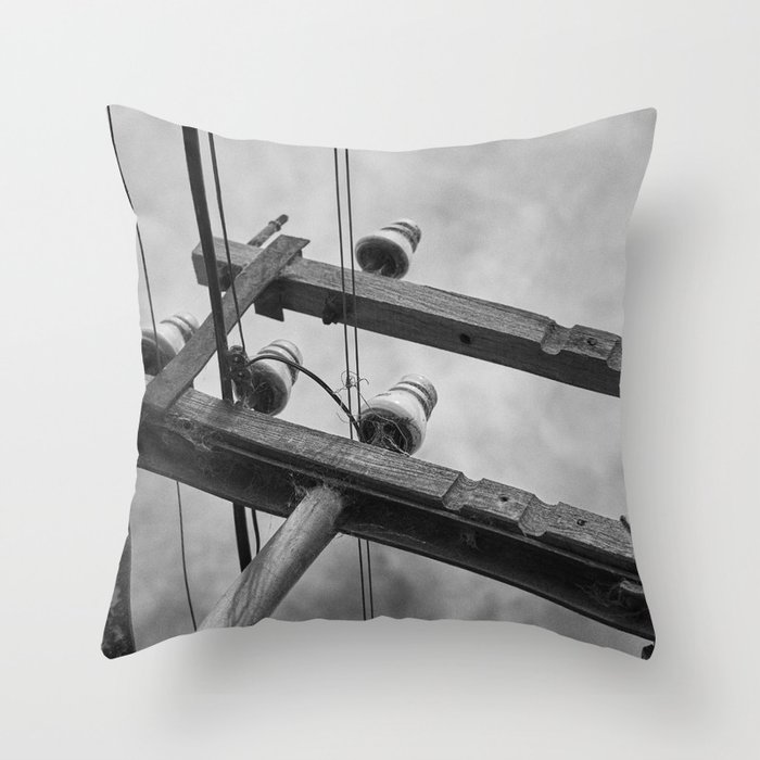 Railcables Throw Pillow