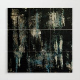 Black Rain Wood Wall Art