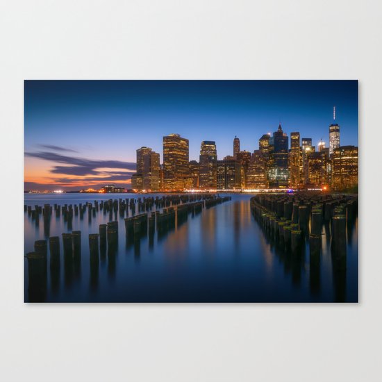 New York Night Lights Canvas Print