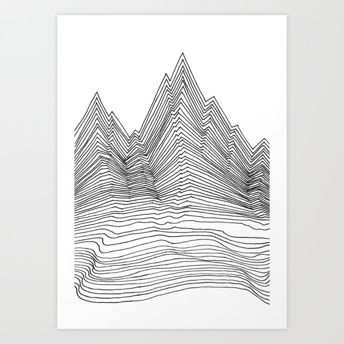 Graphic Line Mountain Art Print By Artgraphmoi Society6 389 mountain vectors & graphics to download mountain 389. graphic line mountain art print by artgraphmoi