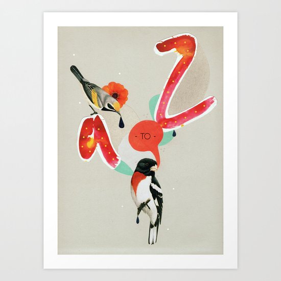 a to z Art Print
