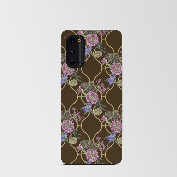 Beaded embroidery summer bouquet Android Card Case