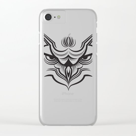 Owl Clear iPhone Case
