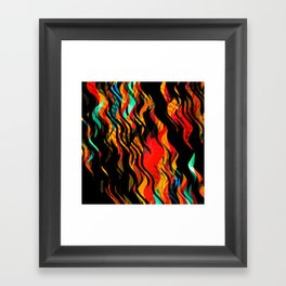 Flaming Framed Art Print