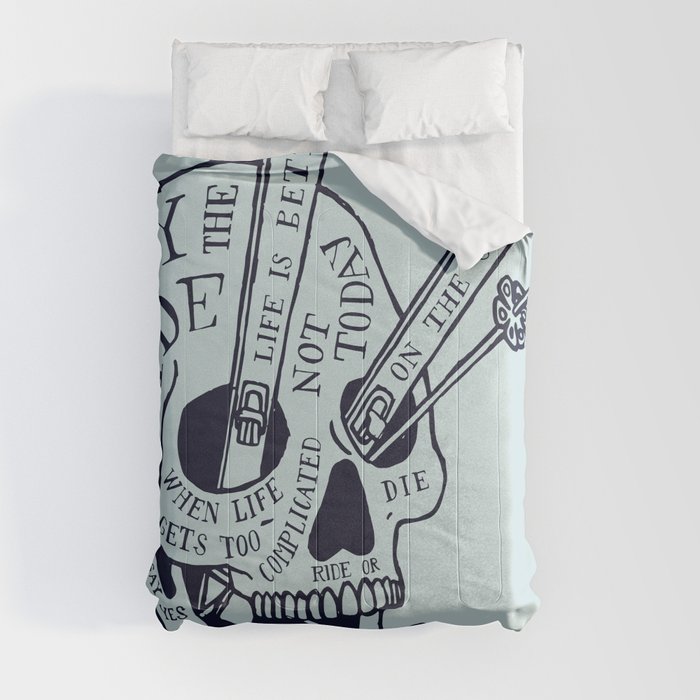 Ski skull Comforter