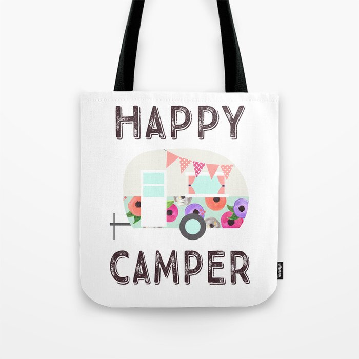 happy camper utility tote