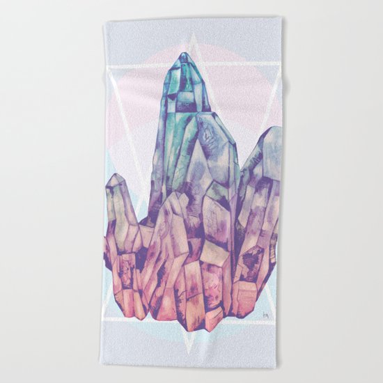 Crystalline Beach Towel