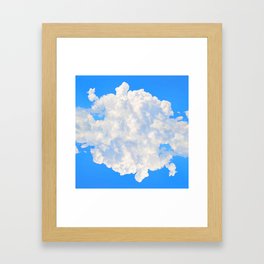 SKYHIGH BLUE Framed Art Print