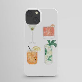 Colorful cocktails iPhone Case