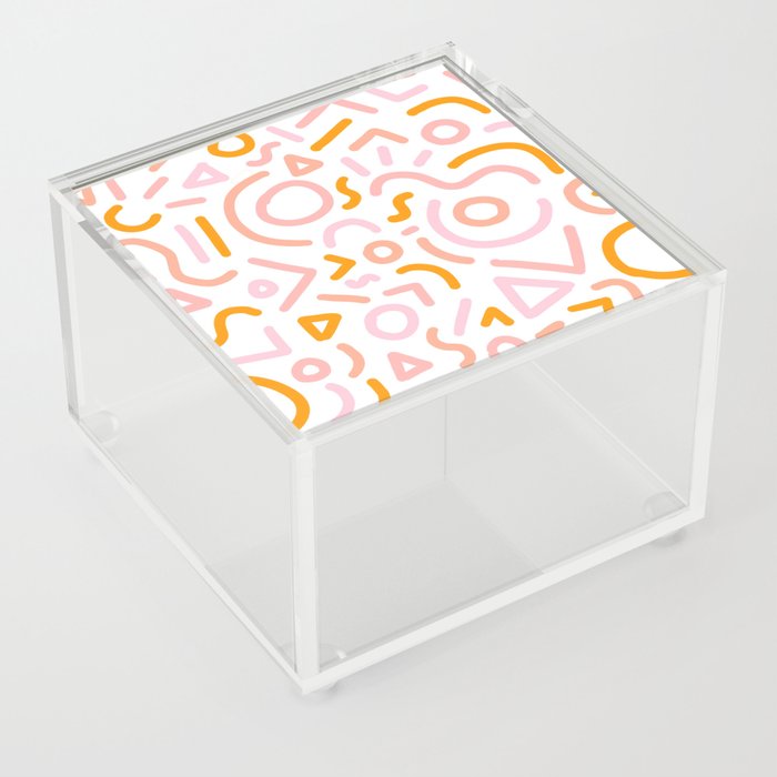 Cutesy Doodles Acrylic Box